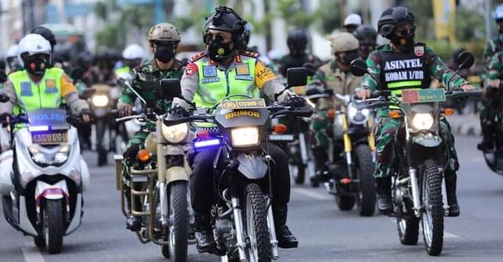 Kapoldasu dan Pangdam I/BB Patroli Bersama Jamin Keamanan Peringatan Paskah dan Bulan Ramadan