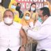 Bupati Langkat Mengikuti Vaksinasi Covid-19 Tahap Dua
