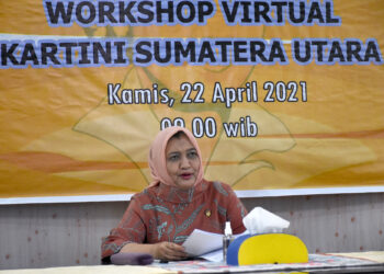 Workshop Virtual Hari Kartini Nawal Lubis Sampaikan Tentang Tanggung Jawab Istri Mendampingi Suami