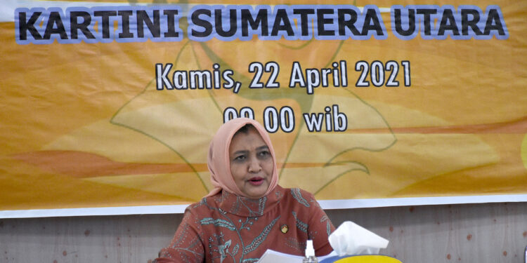 Workshop Virtual Hari Kartini Nawal Lubis Sampaikan Tentang Tanggung Jawab Istri Mendampingi Suami