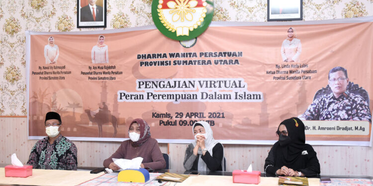 Pengajian Ramadan DWP Sumut, Nawal Lubis: Perempuan Memiliki Peran Besar dan Harus Dijaga