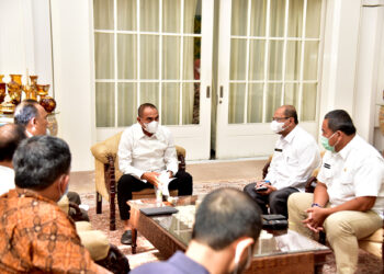 Diskusi Soal Optimalisasi Pelaksanaan Program Jamsosnaker Gubernur Edy Rahmayadi Siap Jalankan Instruksi Presiden Melalui Regulasi di Daerah