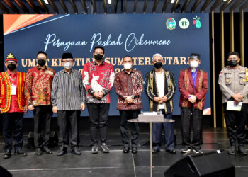 Hadiri Perayaan Paskah Oikumene, Gubernur Edy Sampaikan  Pentingnya Toleransi Antarumat Beragama