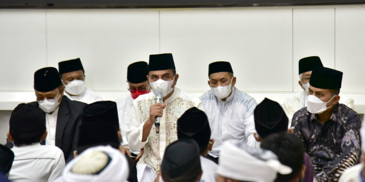 Tahlilan Hari Ketiga Alm Zulfikar Tarius, Edy Rahmayadi Ucapkan Terima Kasih  Atas Doa yang Dipanjatkan