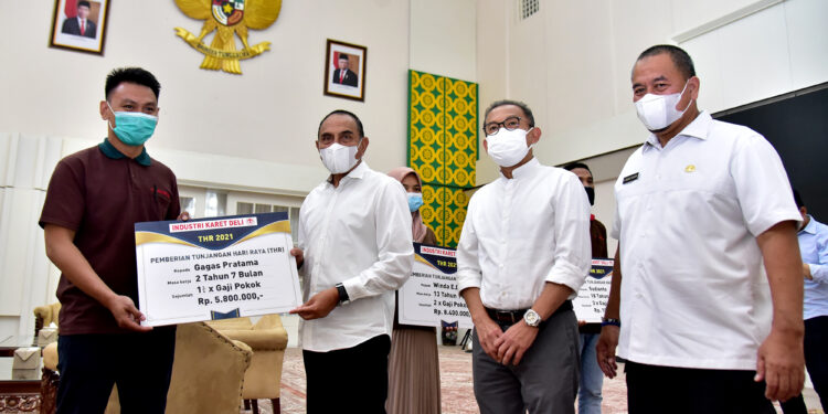 Gubernur Edy Rahmayadi Minta Perusahaan Berikan THR Tepat Waktu