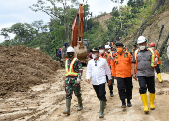 Tinjau Lokasi Longsor PLTA Batangtoru,  Edy Rahmayadi Minta Evakuasi Lebih Optimal