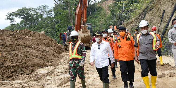 Tinjau Lokasi Longsor PLTA Batangtoru,  Edy Rahmayadi Minta Evakuasi Lebih Optimal
