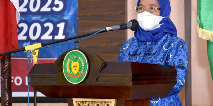 Lantik DP Korpri Langkat Sabrina Minta Perkuat Konsolidasi dan Motivasi Anggota