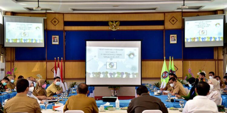 Satgas Penanganan Covid-19 Sumut dan Deliserdang Bahas Langkah Turunkan Kasus