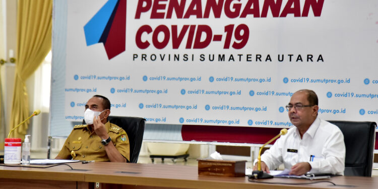 Silaturahmi dengan Wartawan, Edy Rahmayadi Ajak Sosialisasikan Larangan Mudik dan Terapkan Prokes Saat Lebaran